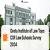 Geeta Institute of Law Tops CSR Law Schools Survey 2024; Emerges as Top Law Institute in India
